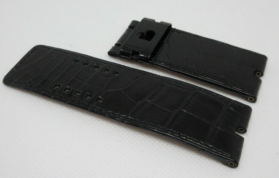 Roger Dubuis T26 28mm Black Alligator Strap OEM Genuine