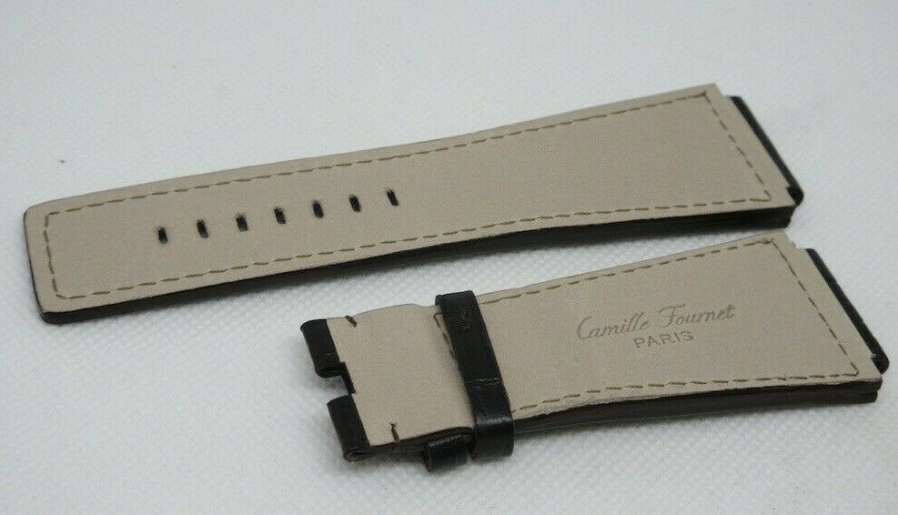 New Bell & Ross Dark Brown Alligator Strap for BR-01 BR-03 by Camille Fournet