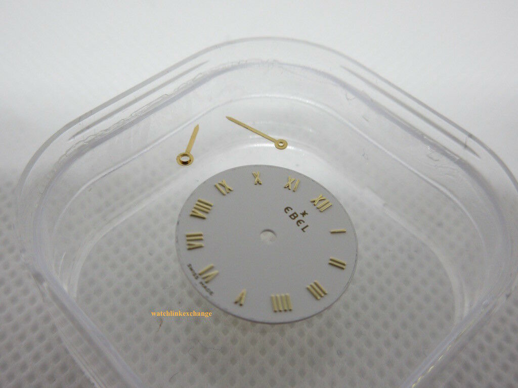 New Ebel Sport White Dial Gold Numerals Hands