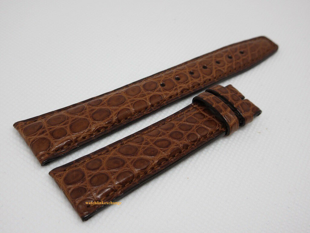 New IWC 18mm Brown Alligator Strap OEM