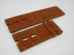 New Roger Dubuis 28mm Brown Alligator Strap