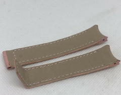 Baume Mercier 17mm Pink Alligator Strap OEM Genuine