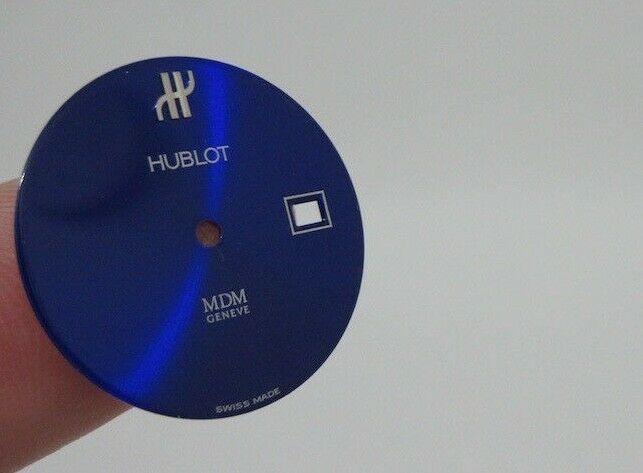 Hublot Blue Dial 23mm Silver Logo MDM