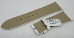 New Piaget 21mm White Alligator Strap OEM Genuine