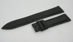 New Piaget 16mm Black Leather Strap Fabric OEM Genuine