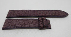 New Chopard 18mm Purple Alligator Strap OEM