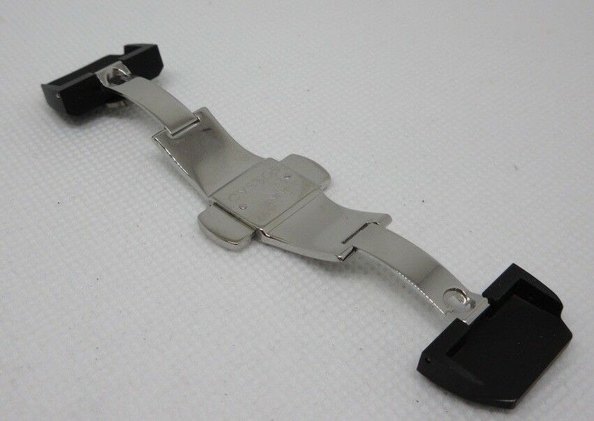 New Cvstos 18mm Stainless Steel Black Ceramic Deployant Buckle OEM