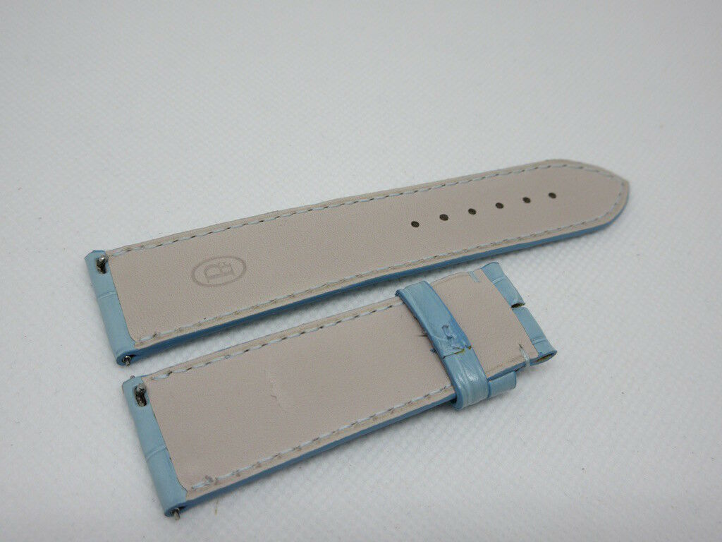 New Parmigiani 22mm Blue Alligator Strap OEM