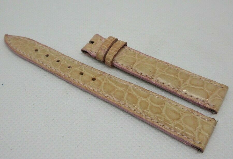 Franck Muller 14mm Light Pink Alligator Strap OEM Genuine 1752 Series