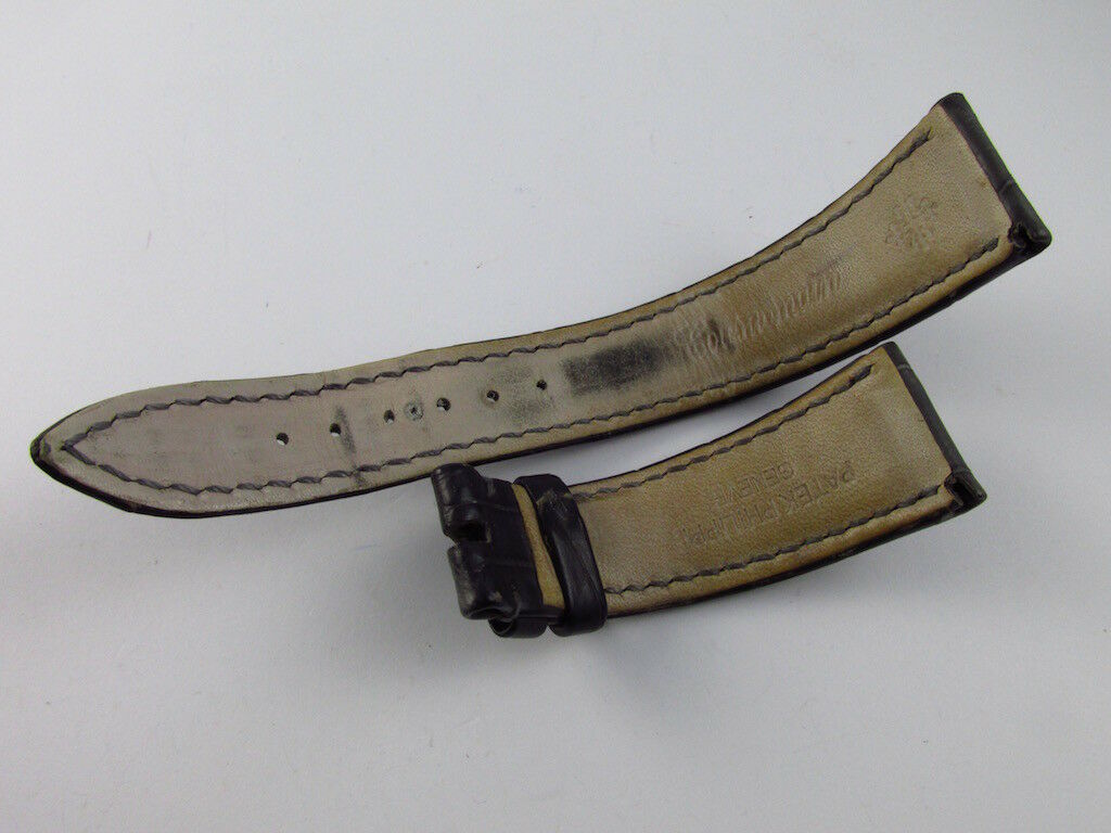 Patek Philippe 21mm Grey Alligator Strap OEM