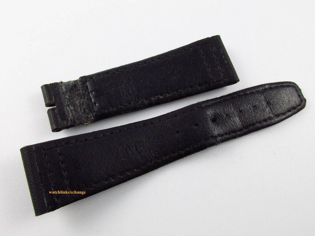 IWC Top Gun Pilot 22mm Black Kevlar Leather Strap