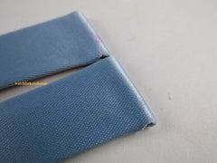 New Bedat & Co. 19mm Blue Silk Leather Strap OEM Short Size