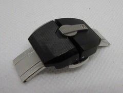 New Cvstos 18mm Stainless Steel Black Ceramic Deployant Buckle OEM