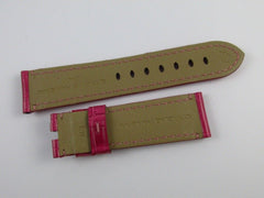 New Panerai 22mm Pink Alligator Strap OEM