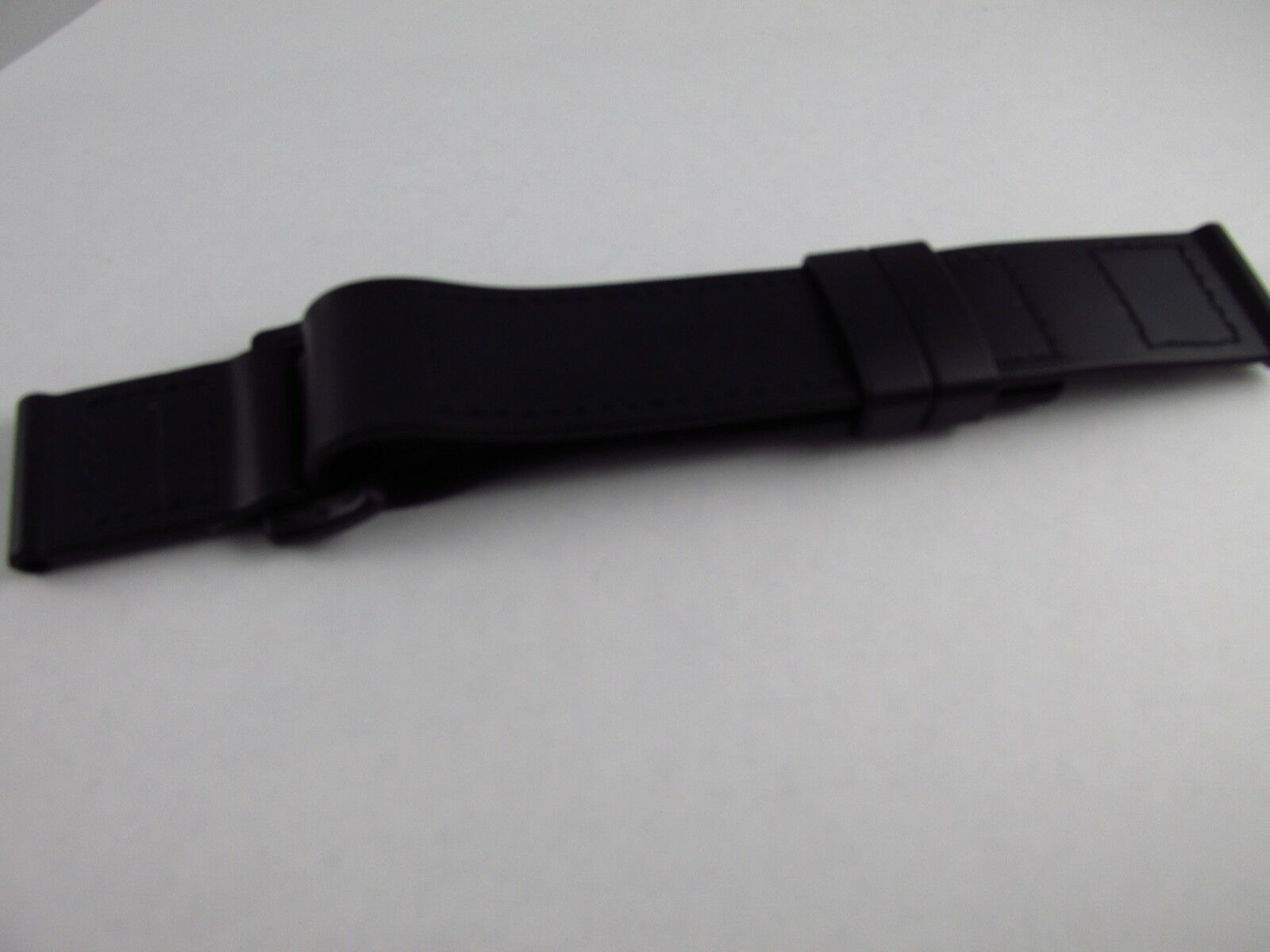New Panerai 22mm Black Coramid Carbon Rubber Dive Strap Bag OEM