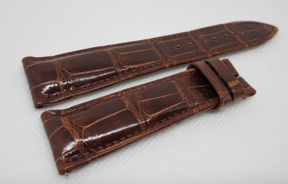 New Franck Muller 22mm Brown Alligator Strap OEM