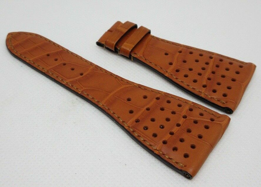 New Roger Dubuis G40 30mm Brown Alligator Strap OEM Genuine