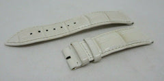 Franck Muller 22mm White Alligator Strap OEM Genuine Glossy