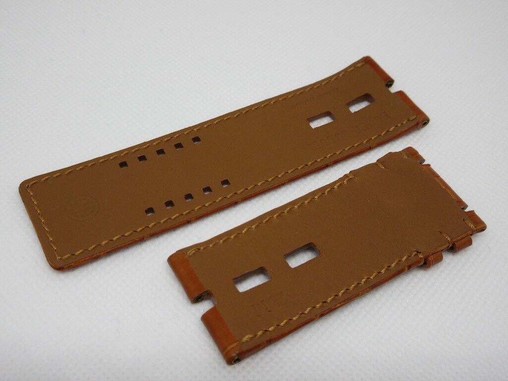 New Roger Dubuis 28mm Brown Alligator Strap