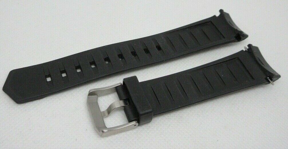 Tag Heuer 21mm Black Rubber Strap Stainless Steel Buckle OEM Genuine