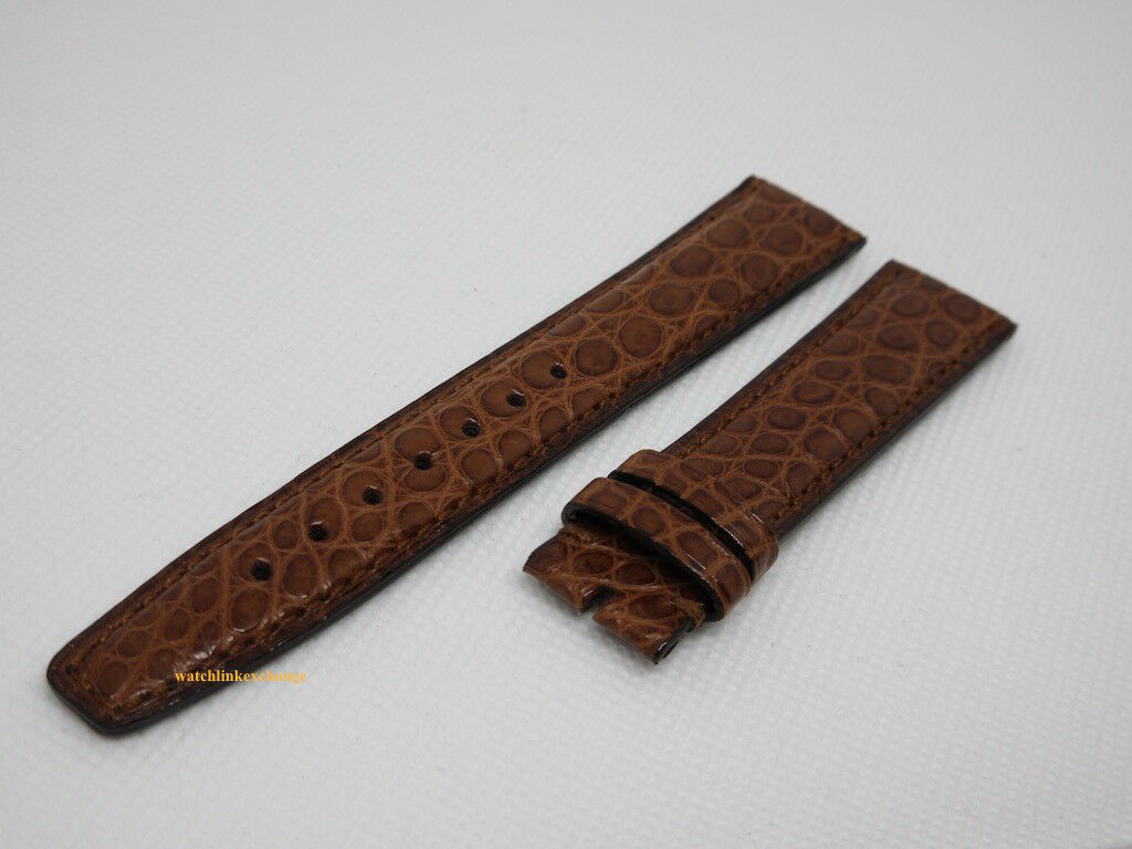 New IWC 18mm Brown Alligator Strap OEM
