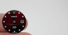 Hublot Red Diamond Dial 20mm OEM Burgundy for MDM
