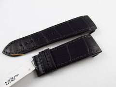 New Jaeger LeCoultre 23mm Black Alligator Strap Short Size OEM