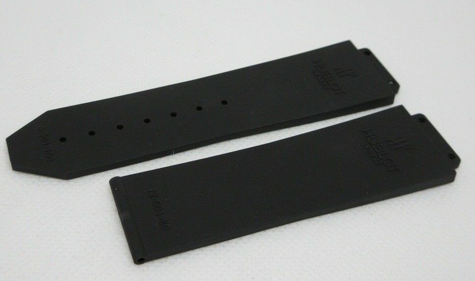 New Hublot Black Rubber Lined Strap for Classic Fusion 45mm OEM Genuine