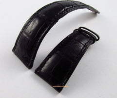 Patek Philippe 20mm Black Alligator Strap XL OEM