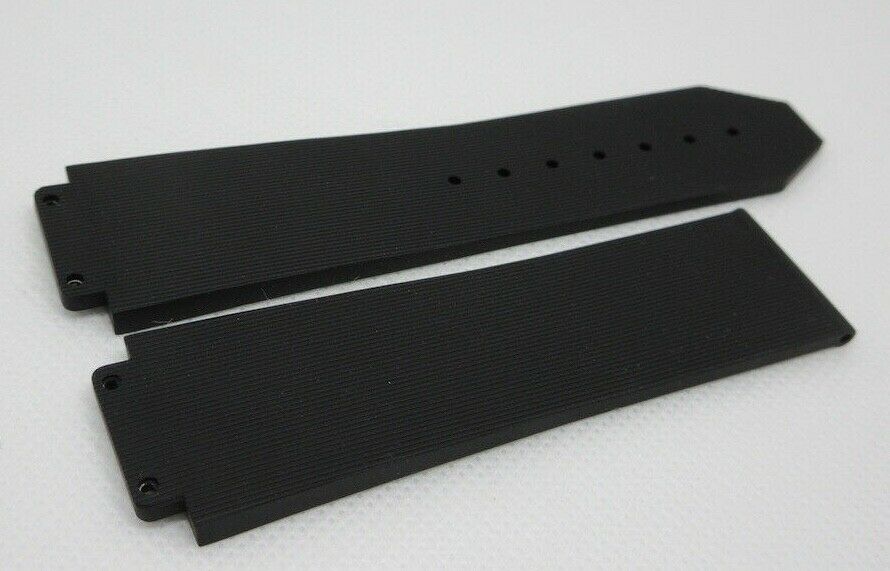 New Hublot Black Rubber Lined Strap for Classic Fusion 45mm OEM Genuine