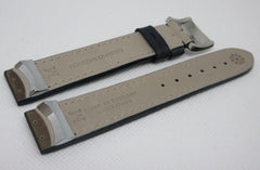 New Giuliano Mazzuoli Manometro 18mm Blue Leather Strap Stainless Steel Buckle