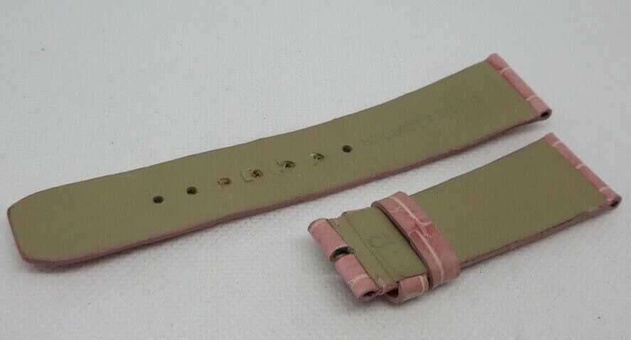 Baume Mercier 21mm Pink Alligator Strap Genuine OEM