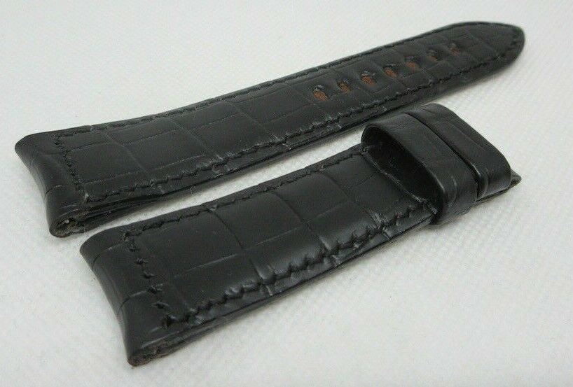 Arnold & Son 22mm Black Alligator Strap OEM Genuine