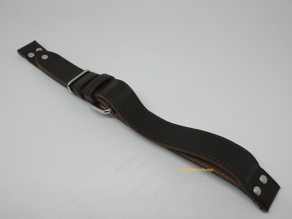 Chronoswiss Timemaster Brown Leather Strap 22mm Stainless Steel Buckle