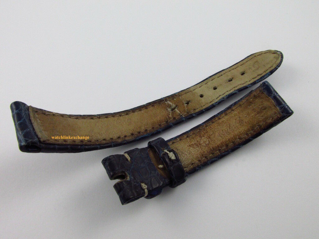 Breitling 15mm Blue Alligator Strap OEM