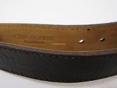 Chronoswiss Timemaster Brown Leather Strap 22mm Stainless Steel Buckle