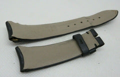 Audemars Piguet 20mm Satin Leather Strap Black OEM Genuine Fabric