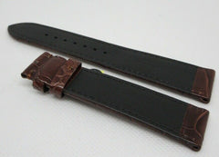 New Glashutte 20mm Brown Alligator Strap OEM Genuine