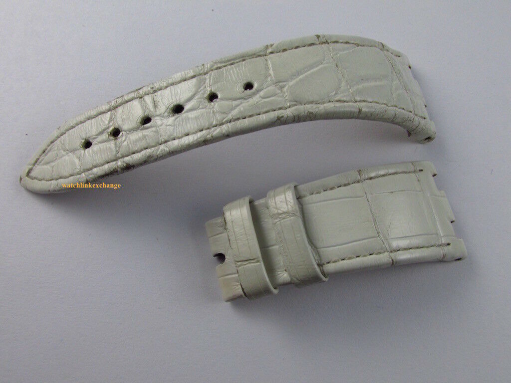 Audemars Piguet Royal Oak Offshore 21mm White Alligator Strap OEM