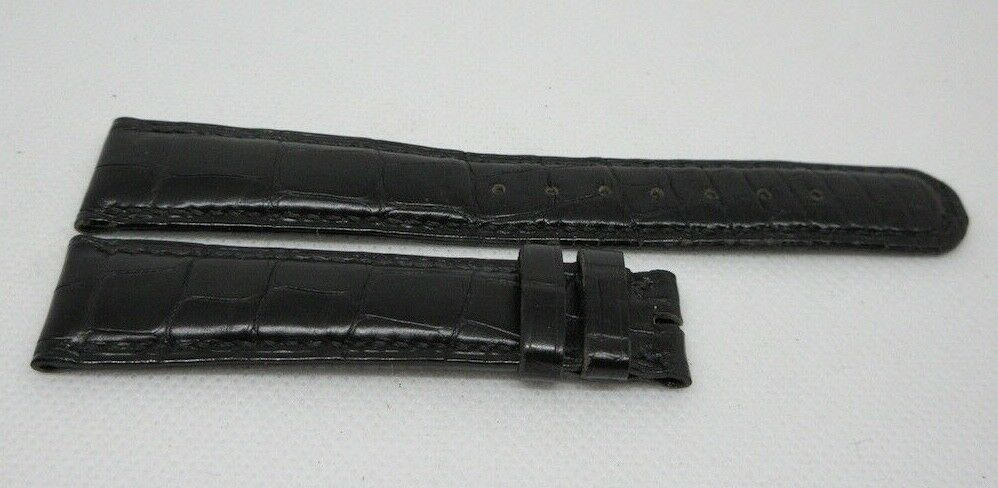 A. Lange & Sohne 19mm Black Alligator Strap OEM
