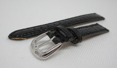 Franck Muller Diamond Stainless Steel Buckle 14mm Black Alligator Strap