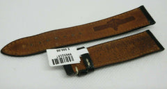 New Ulysse Nardin Black Leather Strap 19mm OEM Genuine