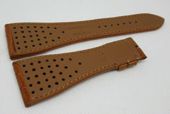 New Roger Dubuis G40 30mm Glossy Brown Alligator Strap XL Size OEM Genuine