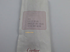 New Cartier 12mm Red Alligator Strap OEM Bag for Deployant Buckle