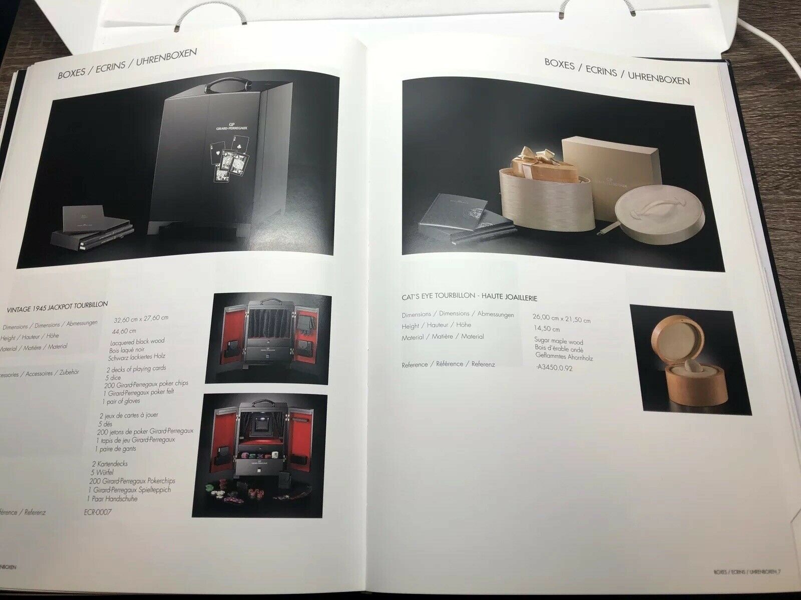 Girard Perregaux Watch Book Catalog Hardcover Complete Collection 2011 2012 Rare