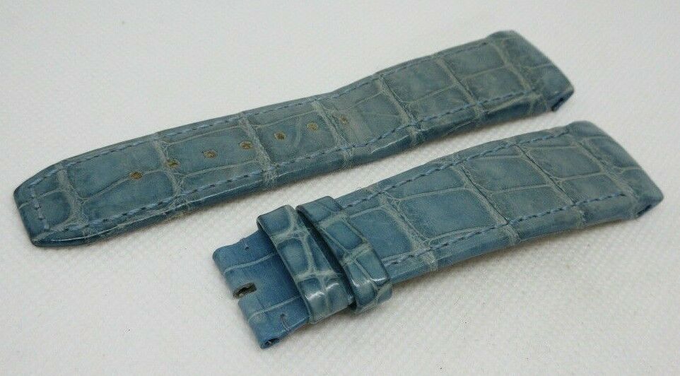Baume Mercier 23mm Blue Alligator Strap OEM Genuine