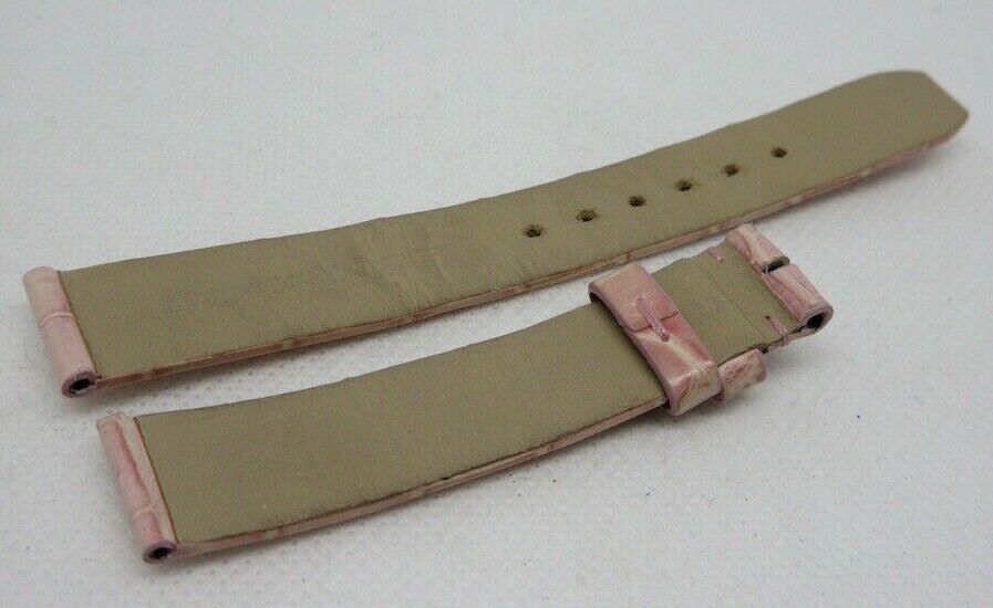 Baume Mercier 15mm Pink Alligator Strap OEM Genuine