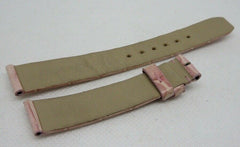 Baume Mercier 15mm Pink Alligator Strap OEM Genuine