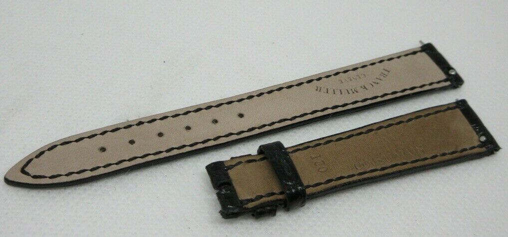 Franck Muller 14mm Black Alligator Strap OEM Genuine 1752 Series