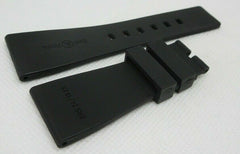 New Bell & Ross 24mm Black Rubber Strap OEM Genuine XS Short Size